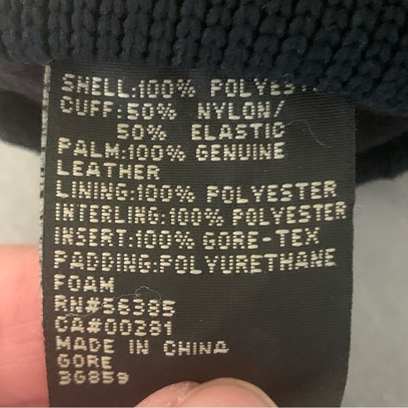 GORE-TEX Gordini Ski Snow Gloves Waterproof Insulated Black Winter Warm Size L - Picture 8 of 16